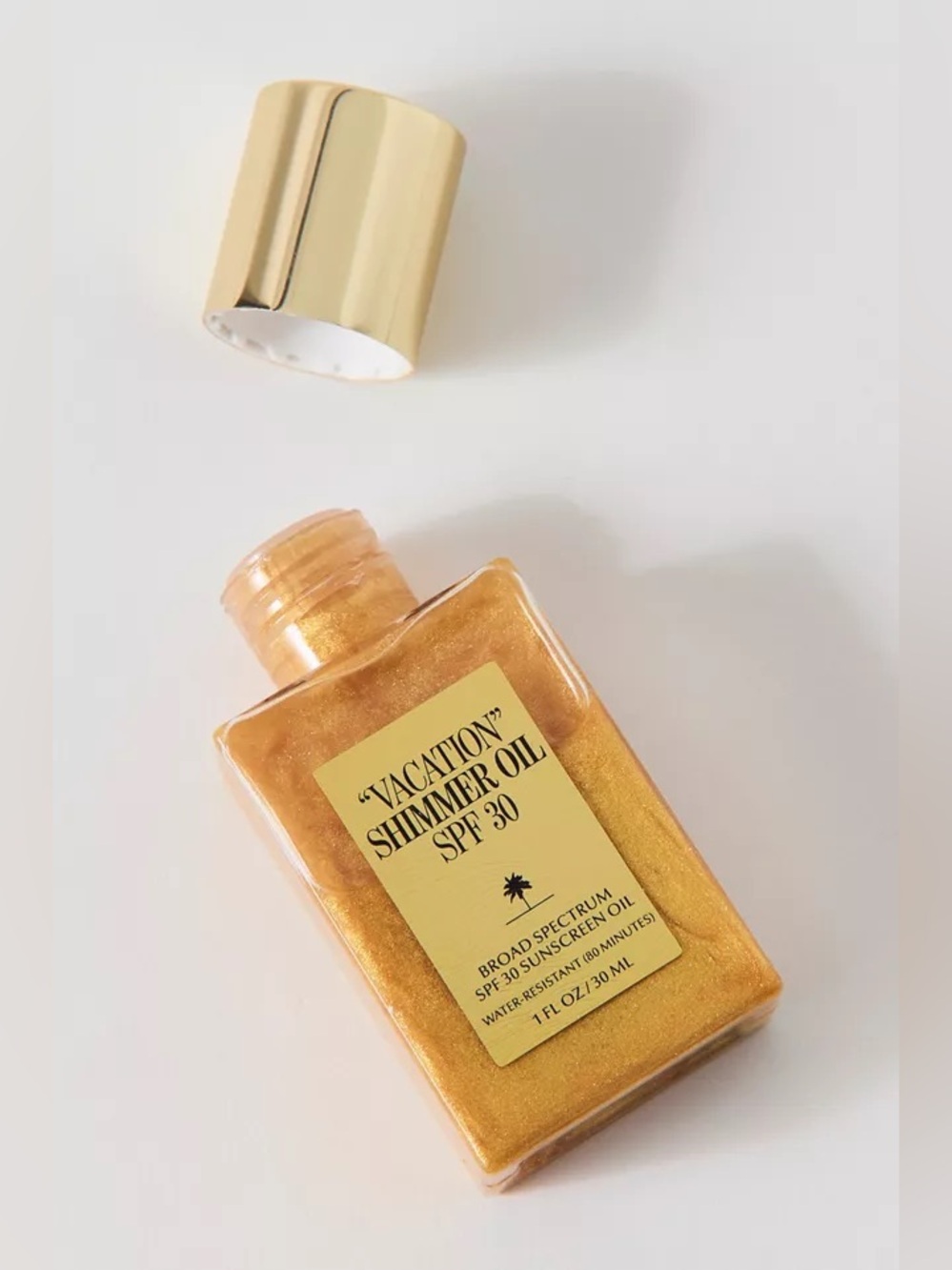 Vacation by Vacation Shimmer Oil SPF 30 Sunscreen Mini Size 1.0 Fl Oz NWT